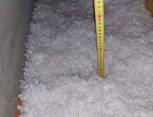 Zateplení novostavby řadového domu pomocí foukané izolace